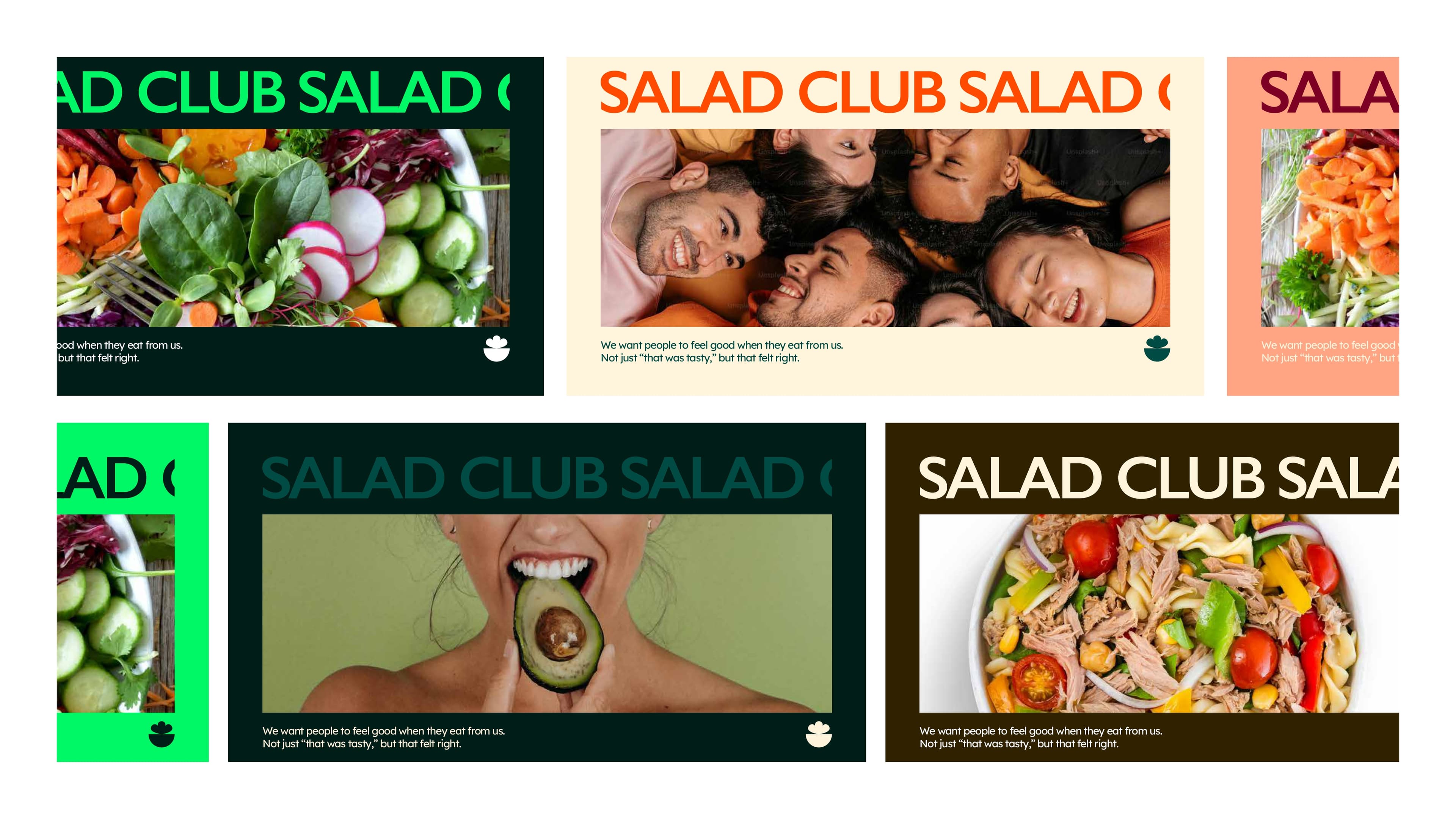Salad Club brand guidelines — page 6